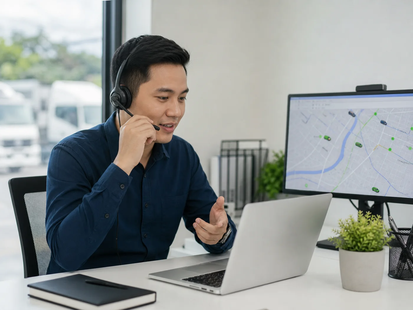 Tim dukungan AA Track membantu kebutuhan GPS tracking armada
